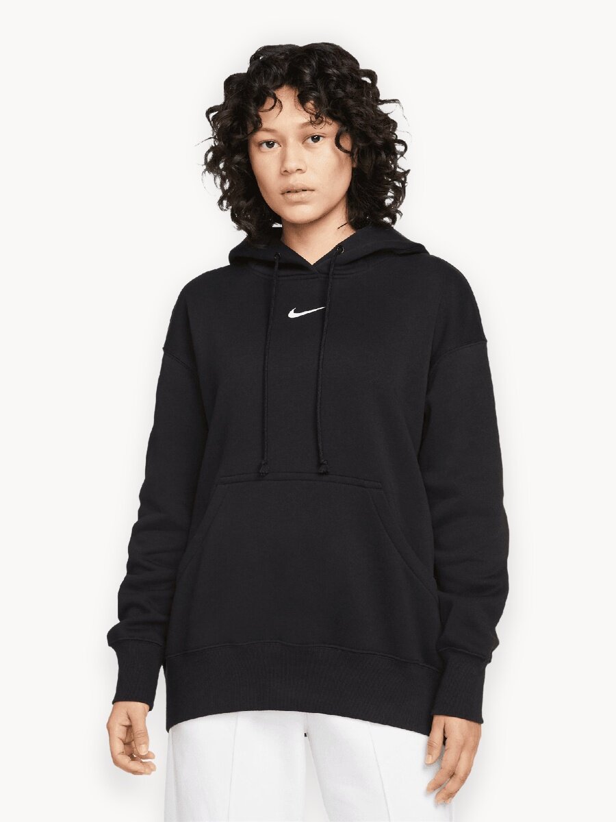 Худи NIKE Phoenix, размер XS INT, , черный