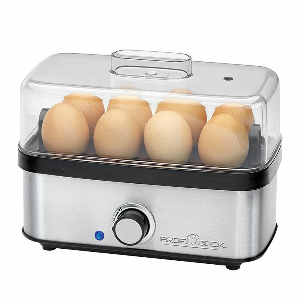 Яйцеварка ProfiCook PC-EK1275, серебристый, до 8шт, звуковой сигнал