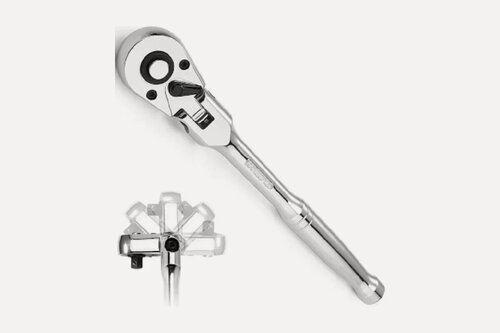 Изображение товара Трещотка WORKPRO WP271028, 3/8 дюйма, хромованадий, с поворотной головкой
