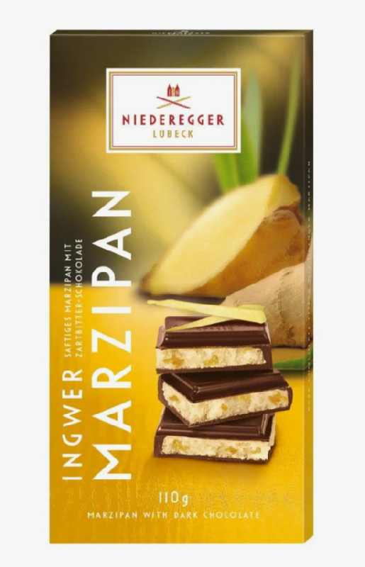 Марципановая плитка NIEDEREGGER "Имбирь" 110г