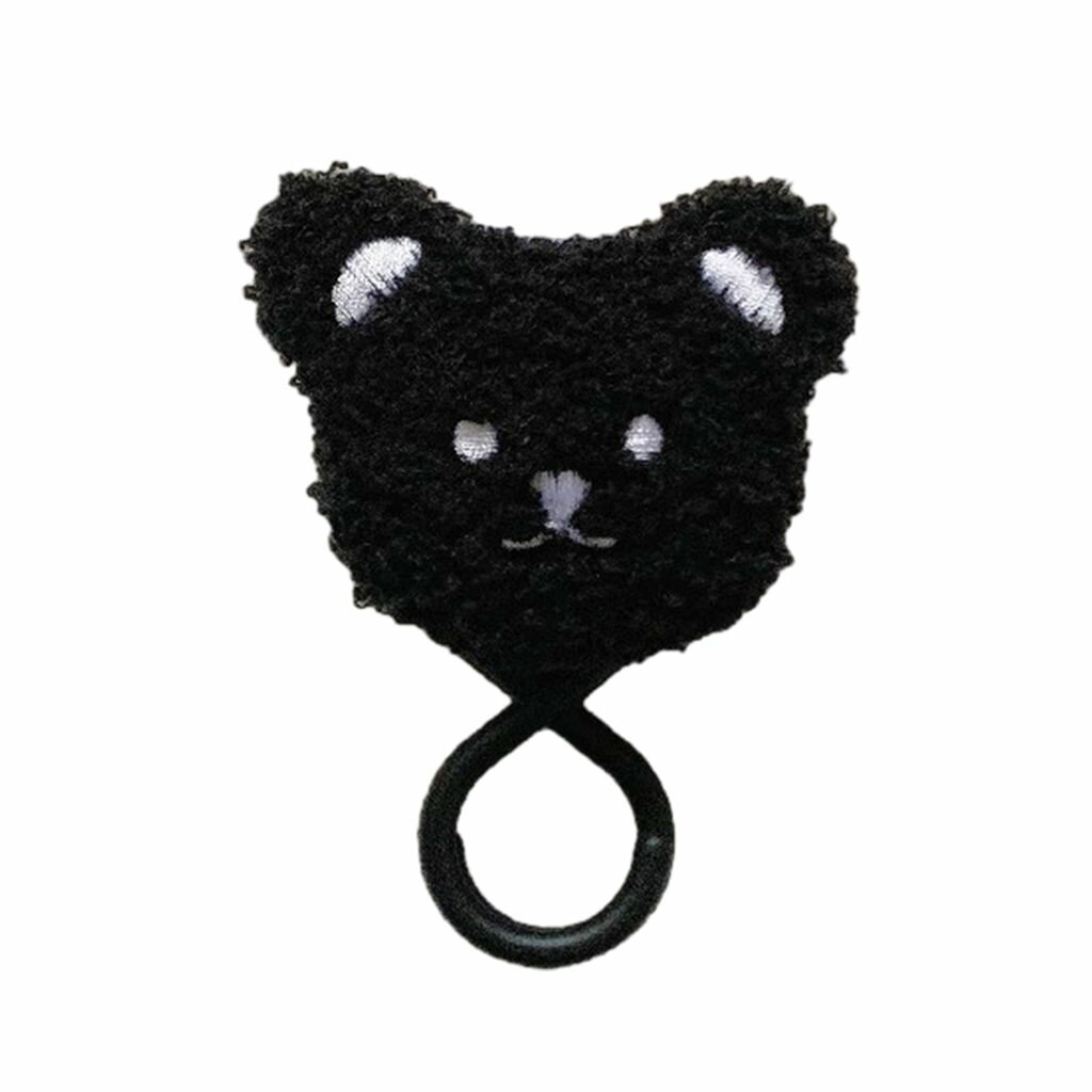 Плюшевый медведь крючок для детской коляски белый крючок черный медведь