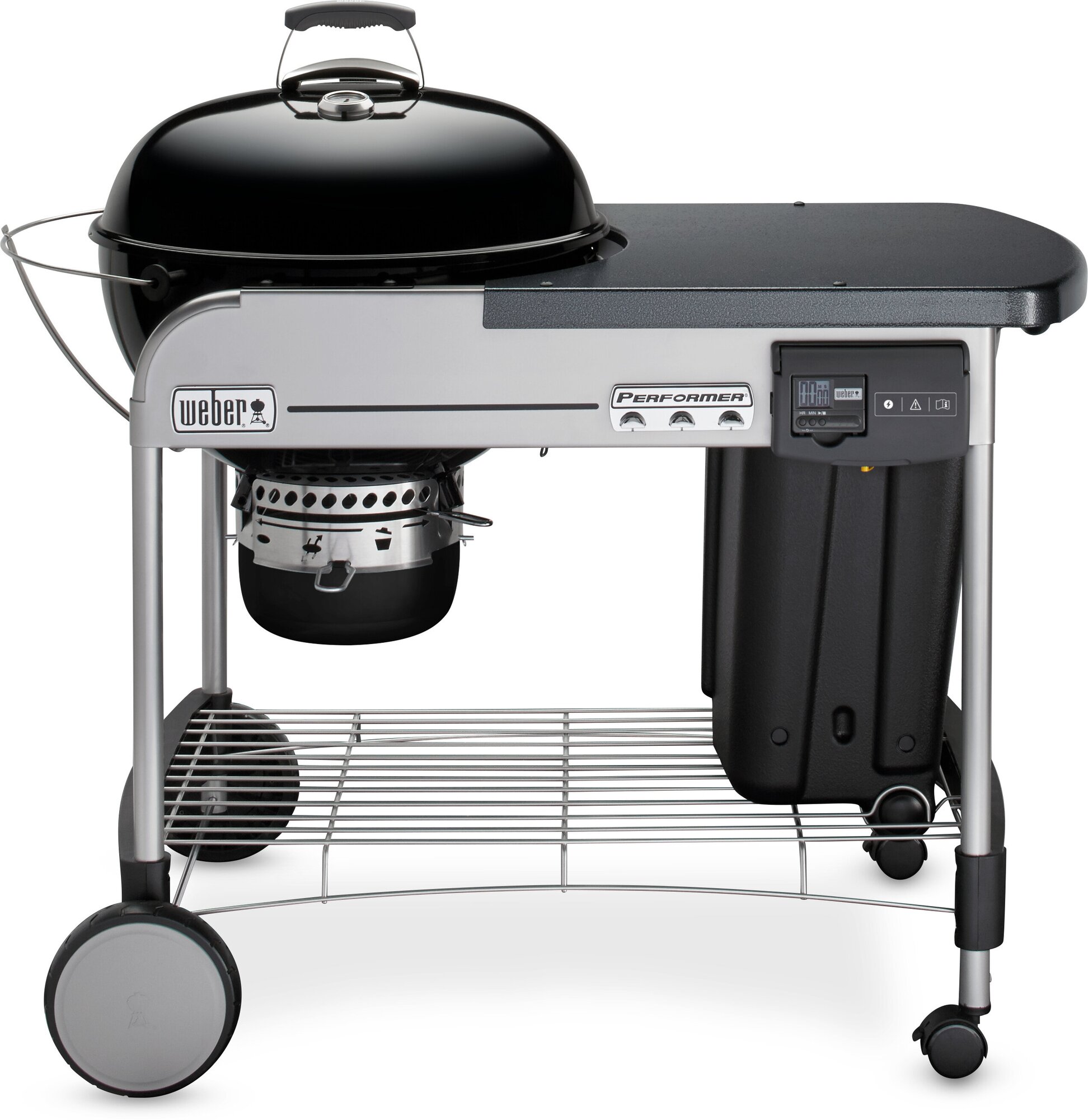 Угольный гриль с газовым зажиганием Weber Performer Deluxe GBS, 57 см