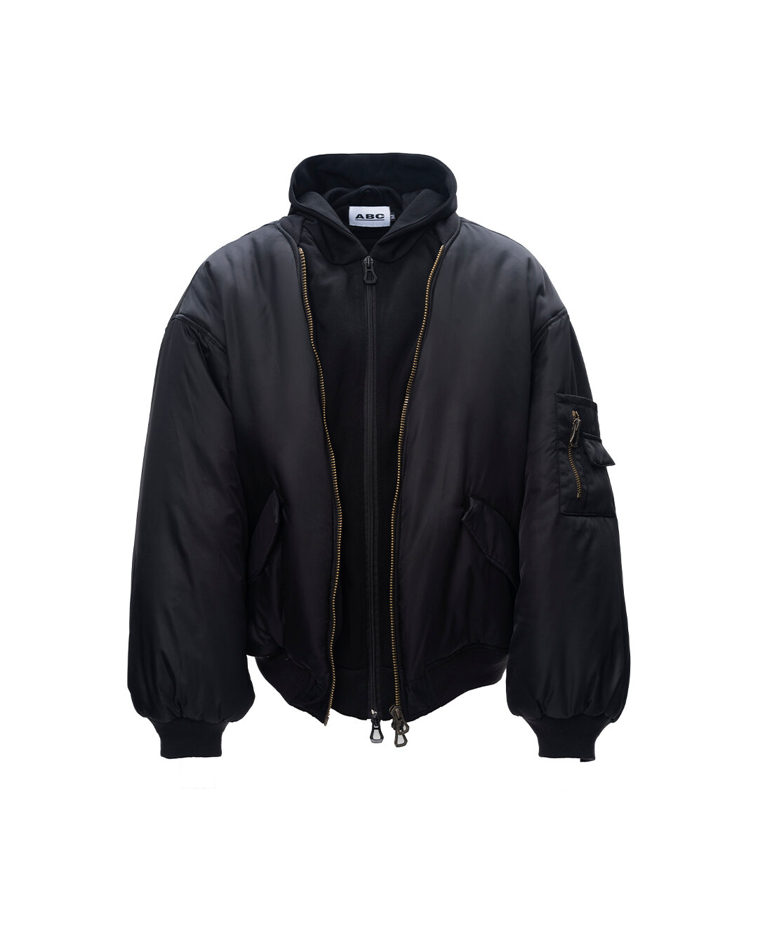 Бомбер ABC Clothes, размер XL, black