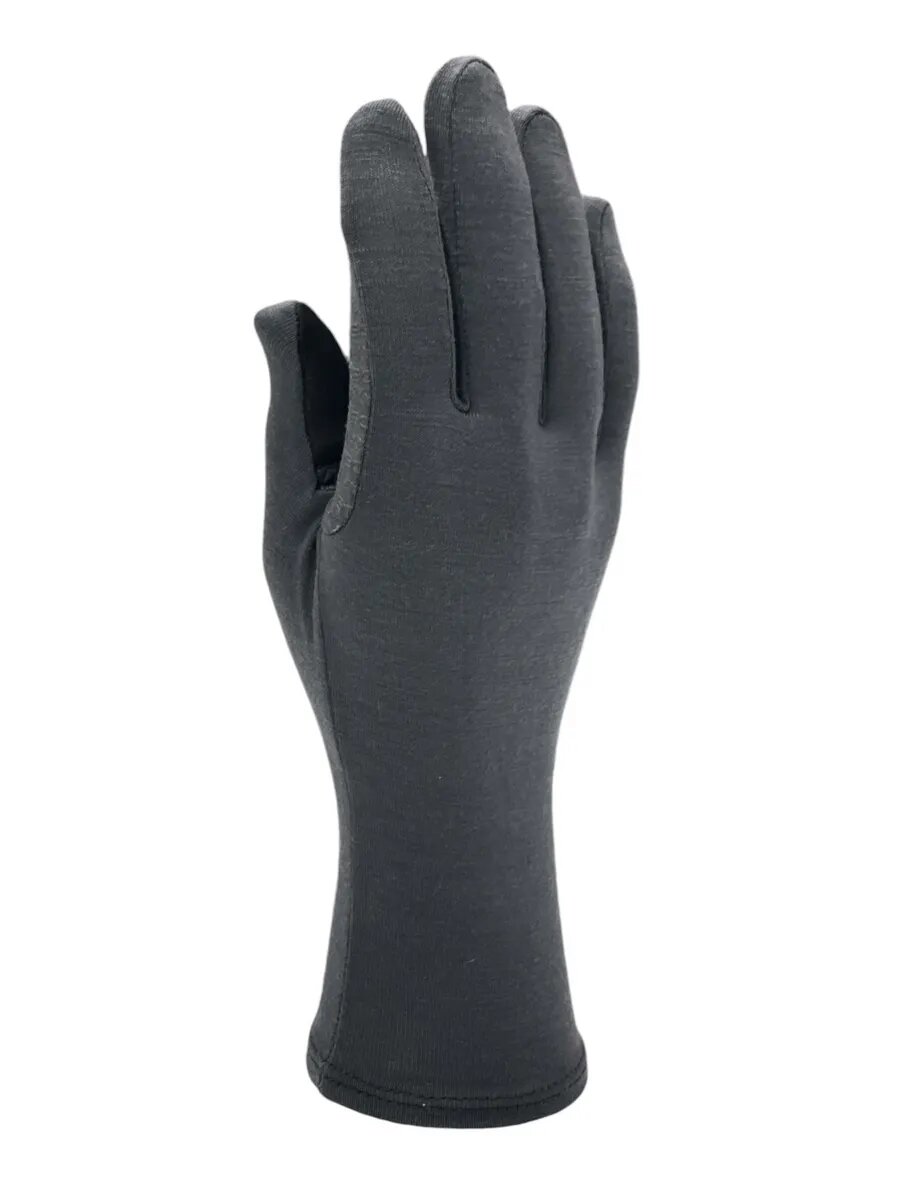 Перчатки из шерсти мериноса для взрослых серые Deway SH500 Merino
