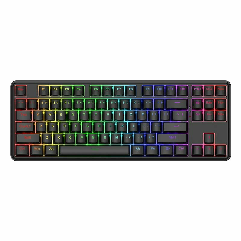 REDRAGON KS87Трехрежимная механическая клавиатура; сиденье сублимационного вала из ПБТ с возможностью горячей замены;