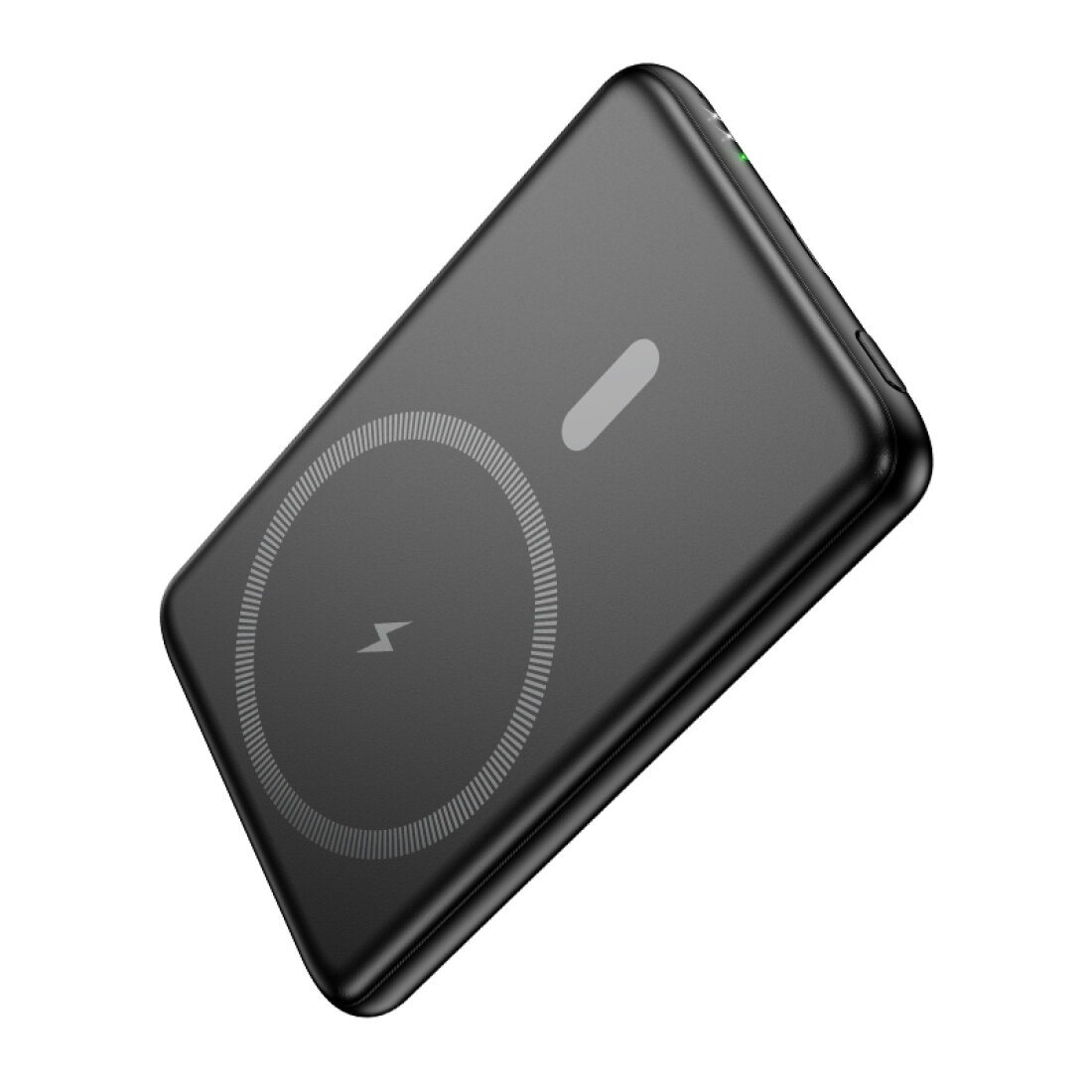 Универсальный Доп. Аккумулятор 5000mAh, J140A, HOCO, выход: 1 PD 20W, беспроводная зарядка (MagSafe), белый — фото 1