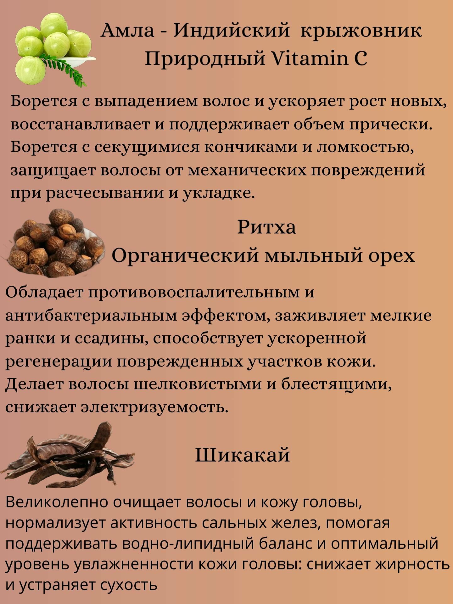 Картинки Порошок для волос 3в1 Саи Органика "Амла, Шикакай, Ритха" SAI ORGANIC 3in1 "Amla, Shikakai, Ritha" 100 гр