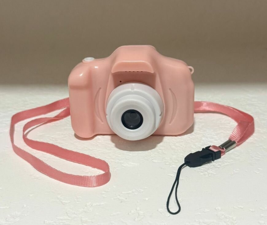 Детский цифровой фотоаппарат Camera, 1080Р, розовый