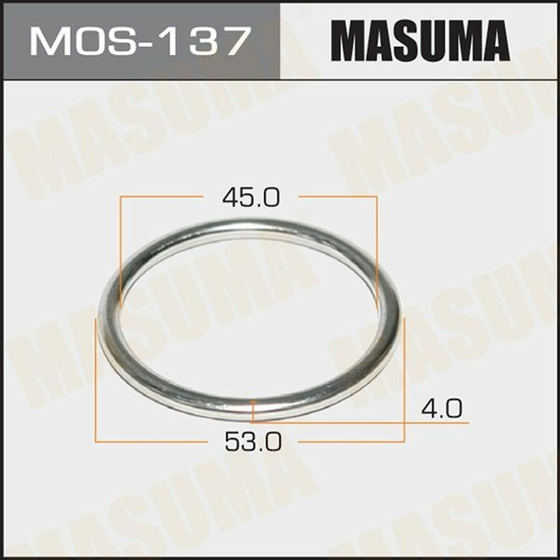 Кольцо уплотнительное глушителя Masuma 45.3х54.5 MOS-137 1шт.