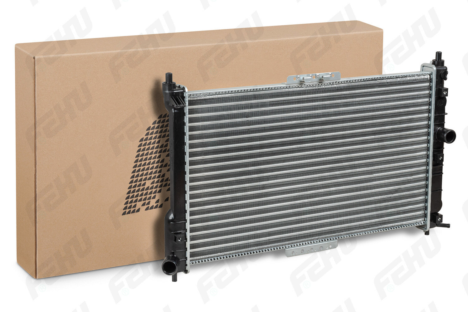 Радиатор охлаждения (сборный) Chevrolet Lanos A/C (02-) 1.5/1.6 MT, FEHU FRC1282M