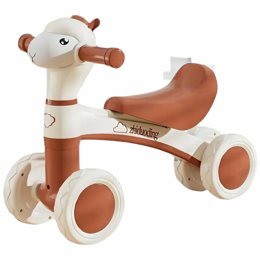 Детский самокат, балансир, от 1 до 3 лет, бежево-коричневый SQNKJ