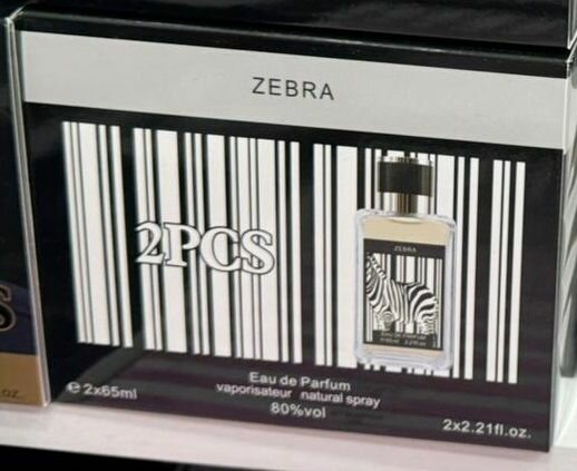 Парфюмерная вода Zebra унисекс 2х65 мл