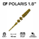 Силиконовая приманка мягкая съедобная Crazy Fish Polaris 1.8" 45 ...