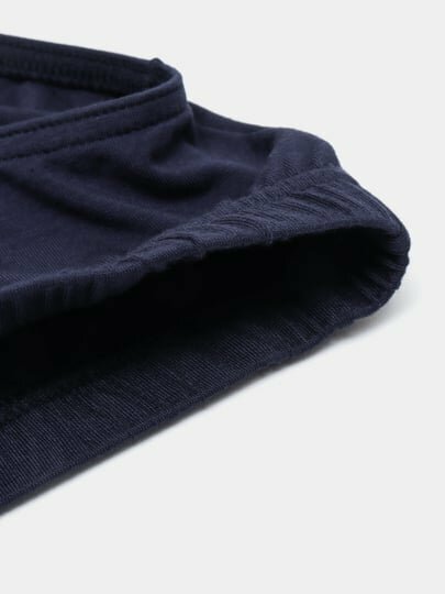 Трусы , комплект из 2 шт., размер L-48/50, голубой, черный, синий — фото 1