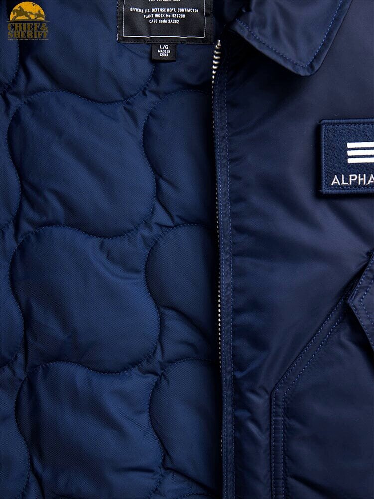 Бомбер ALPHA INDUSTRIES CWU-45, размер XXL, blue — фото 1