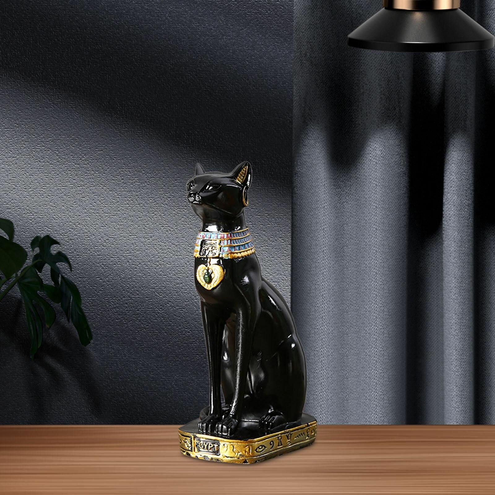 Кошка Богиня Бастет Статуя Китти Животное 9х12х23,5см — фото 1