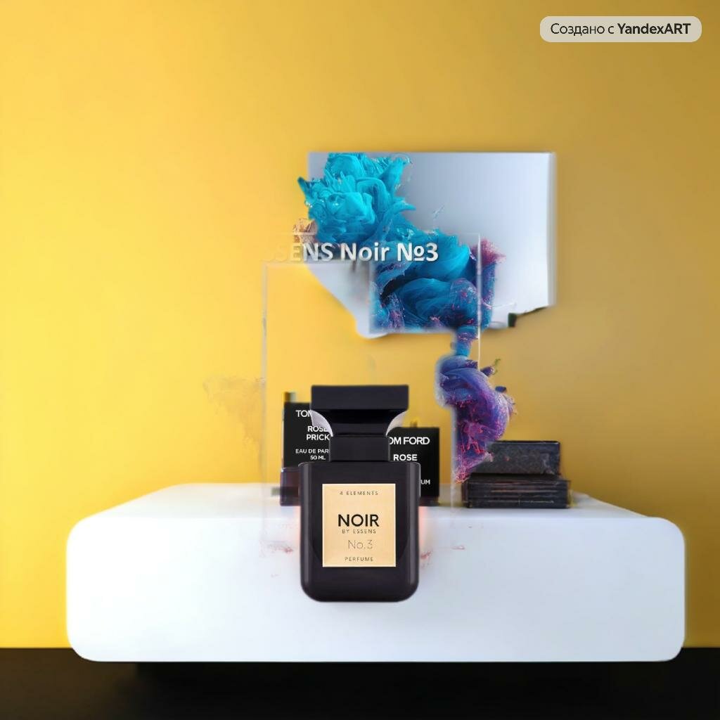 Номерные духи Noir №3 аромат Tom Ford Rose Prick, для женщин и мужчин коллекция Noir , 50 мл — фото 1