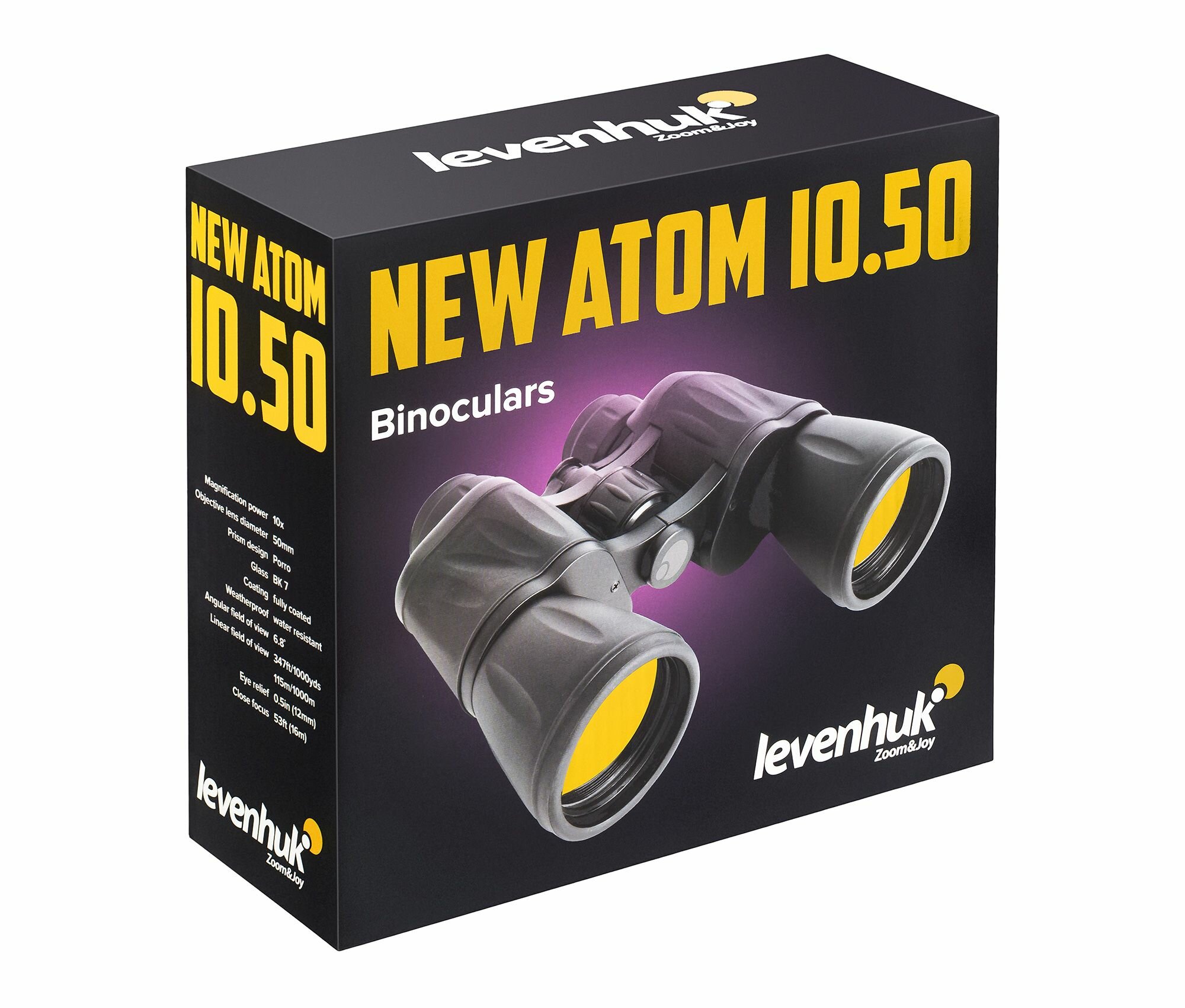Бинокль Levenhuk New Atom 10x50