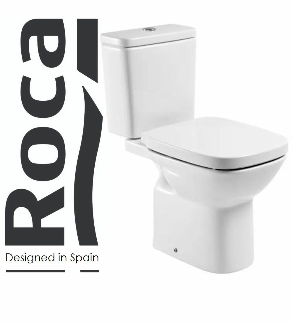 Унитаз напольный с бачком Roca Debba и сиденьем
