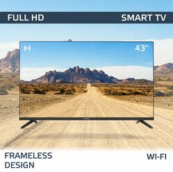 Телевизор HARPER 43F670TS / 43 дюйма / FULL HD / Smart TV / WI-FI / Гарантия 2 года, черный
