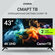 43" Телевизор Digma DM-LED43UBB40, 4K Ultra HD, черный, смарт ТВ