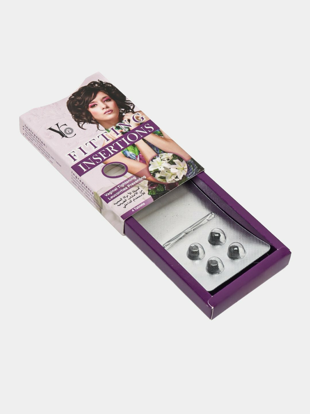 Тампоны медицинские, для женщин YC FITTING INSERTIONS, 4 штуки — фото 1