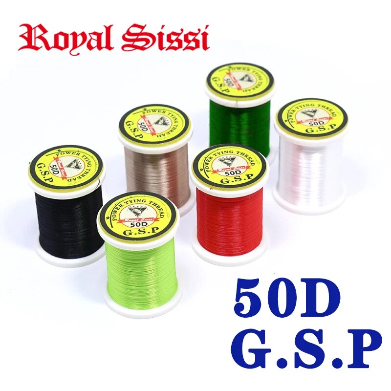 Royal Sissi набор ниток для вязания мушек 50 ден GSP 6 цветов