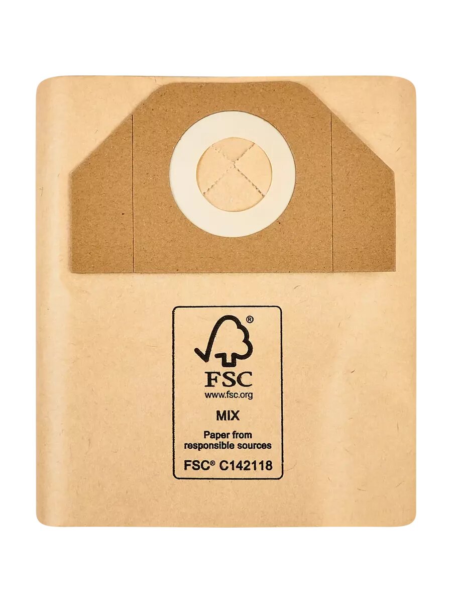 Мешки бумажные для пылесоса NJTV0070ZB01 20 л, 5 шт.