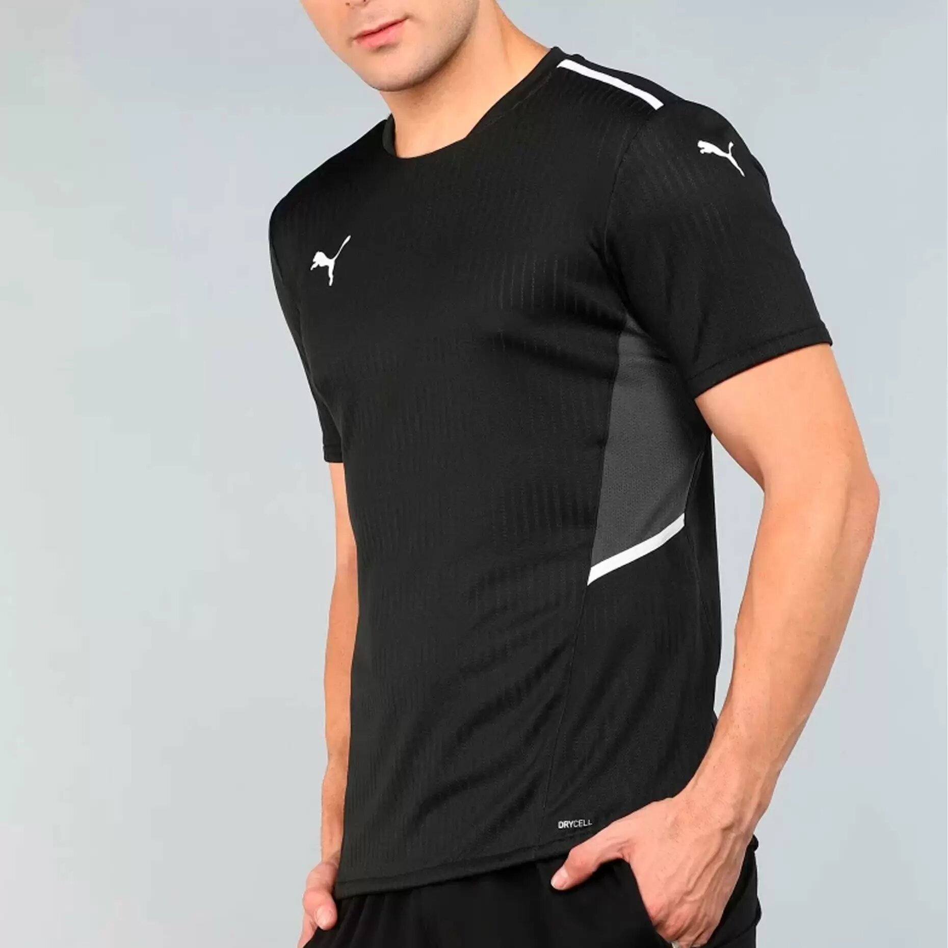 Футболка спортивная PUMA teamCUP, 1 шт., размер XL, черный