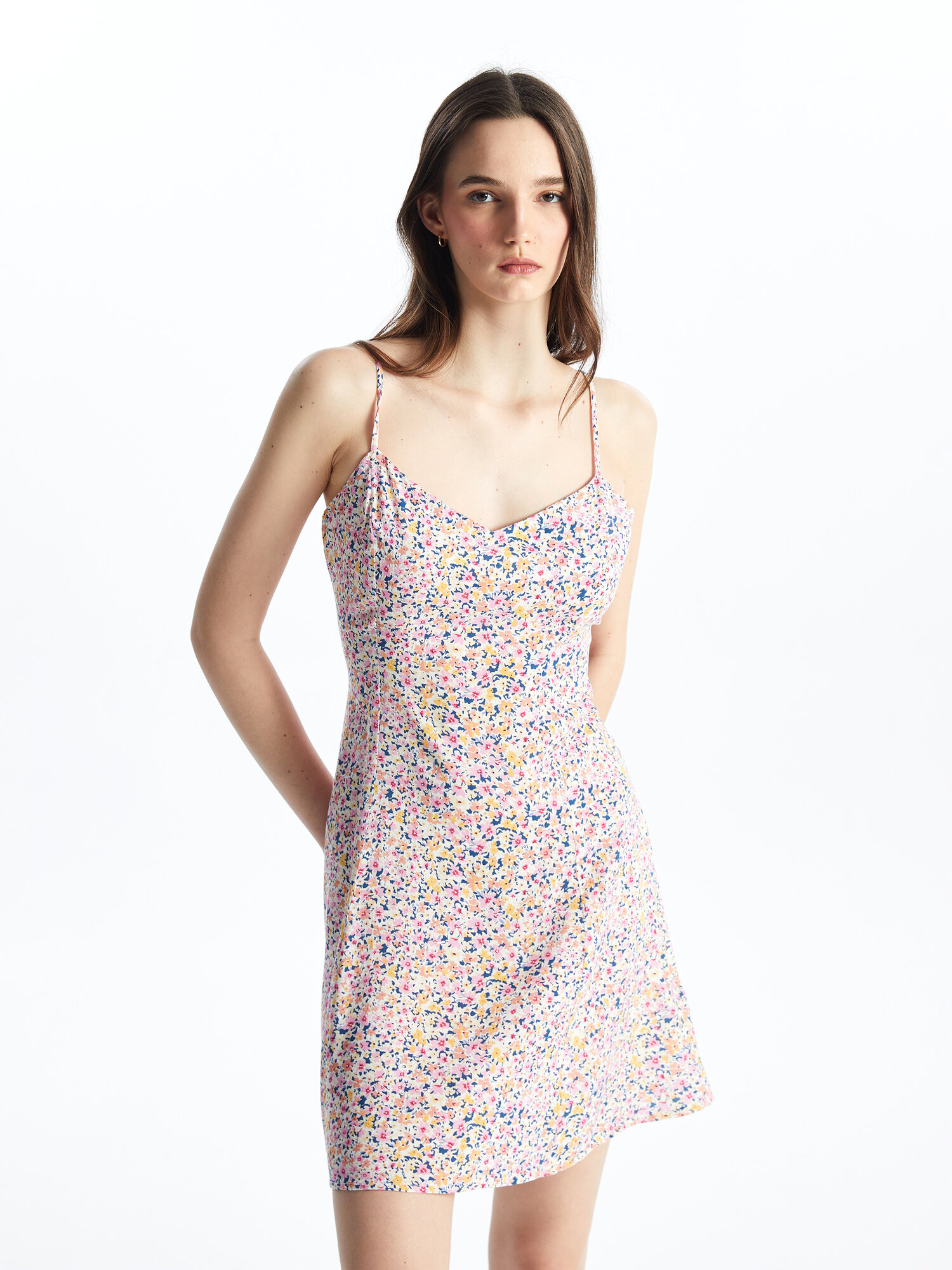 Платье LC Waikiki, размер XS, розовый — фото 1