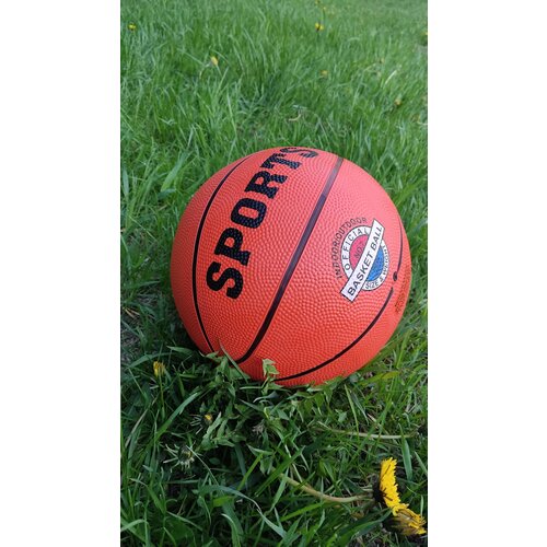 Классический баскетбольный мяч, нескользящее покрытие, яркий цвет, международный размер 7