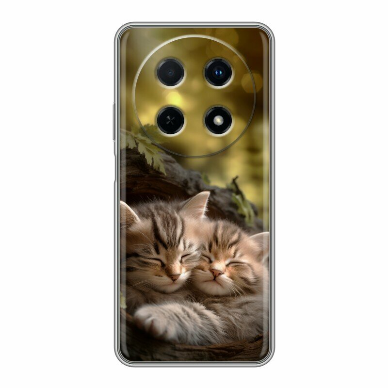 Чехол для Huawei Nova 12i, Nova 13i с принтом Котята (Хуавей Нова 12и 12ай, Нова 13и 13ай) — фото 1