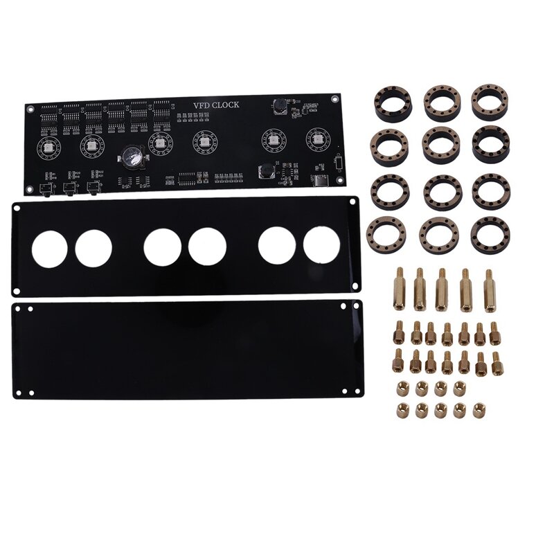 Ретро часы IV11 люминесцентные ламповые часы VFD DIY Kit подарок парню аналоговая светящаяся трубка без трубки 6 цветов