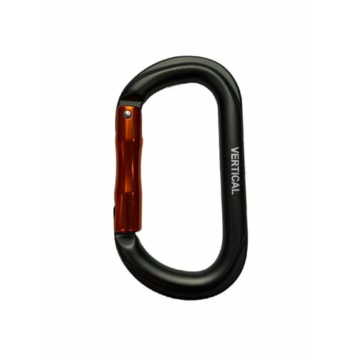 фото Карабин "gray" овал с прямой защёлкой (keylock) ver 0261-1 vertical
