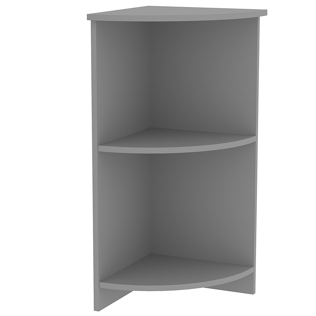 Угловой офисный стеллаж вектор СР-21, Темно-Серый