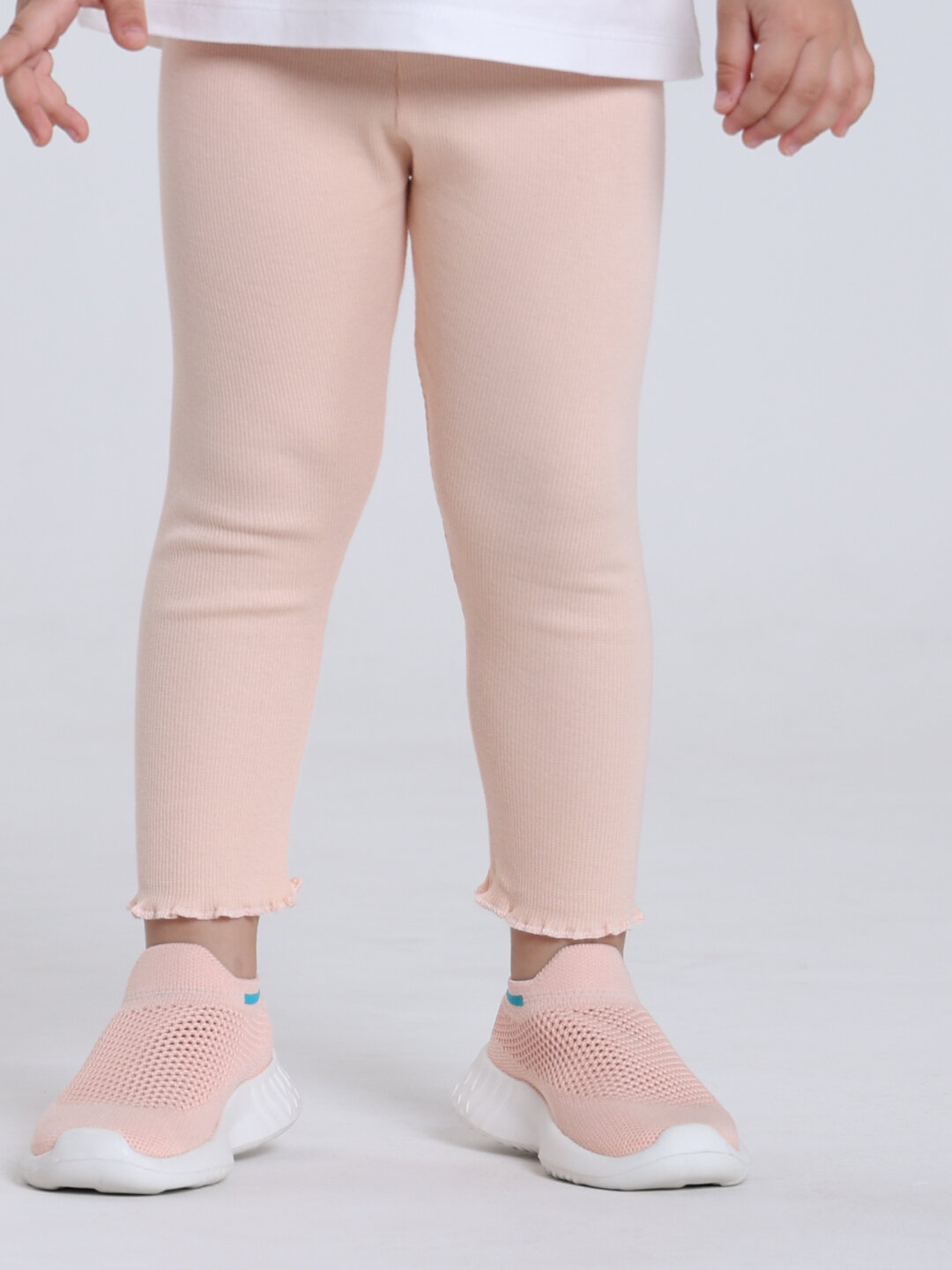 Легинсы , размер 3-6 мес, чудесный персиковый — фото 1