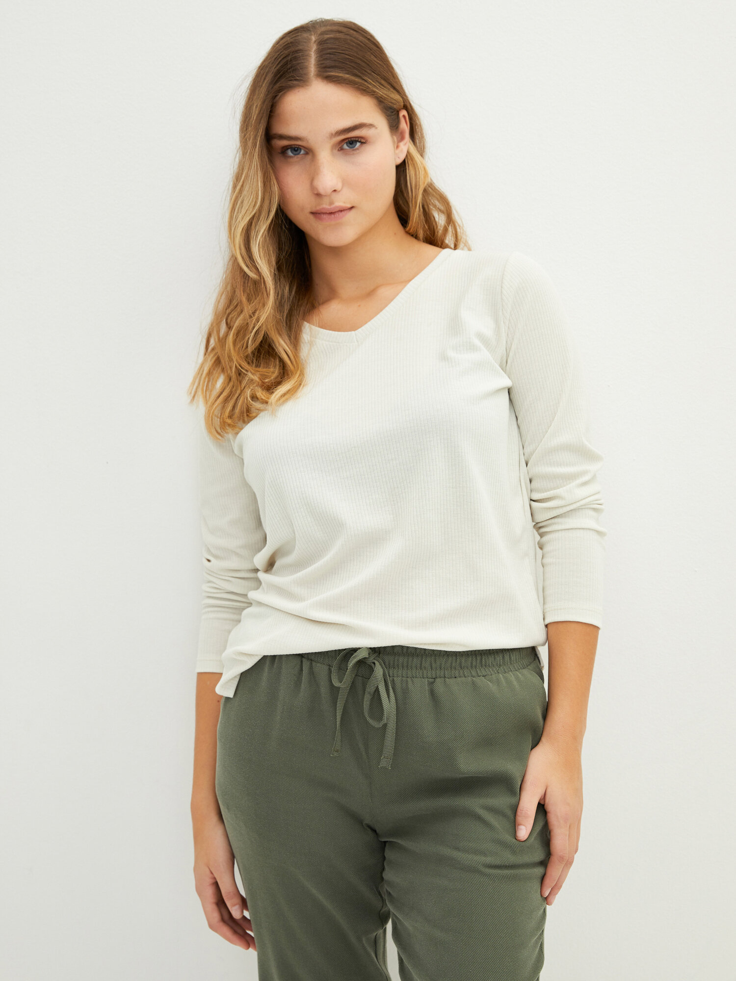 Лонгслив LC Waikiki, размер 46, , light grey