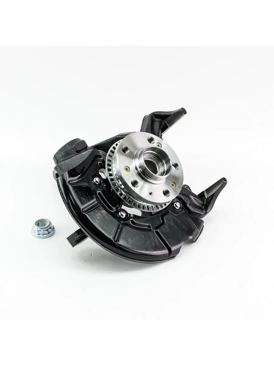 Кулак поворотный прав в сборе со ступицей и подшипником VAG-