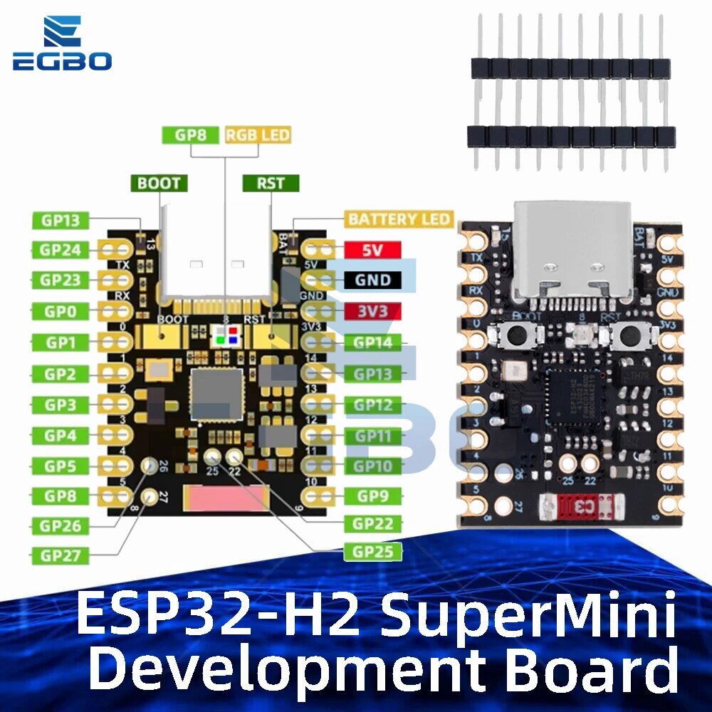 Плата разработки SuperMini ESP32-H2, микроконтроллер, контроллер обучения программированию, основная плата