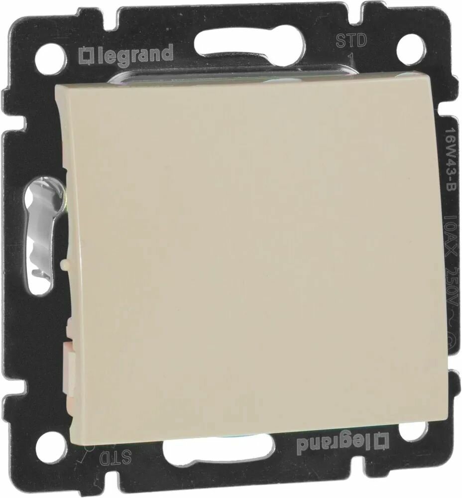 774301 Legrand Valena - Выключатель одноклавишный - слоновая кость 5шт