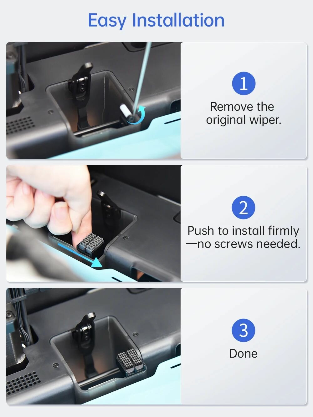 Форсунка Panda Brush PX для Bambu Lab P1 X1 4 PCs Spare Silicone — фото 1