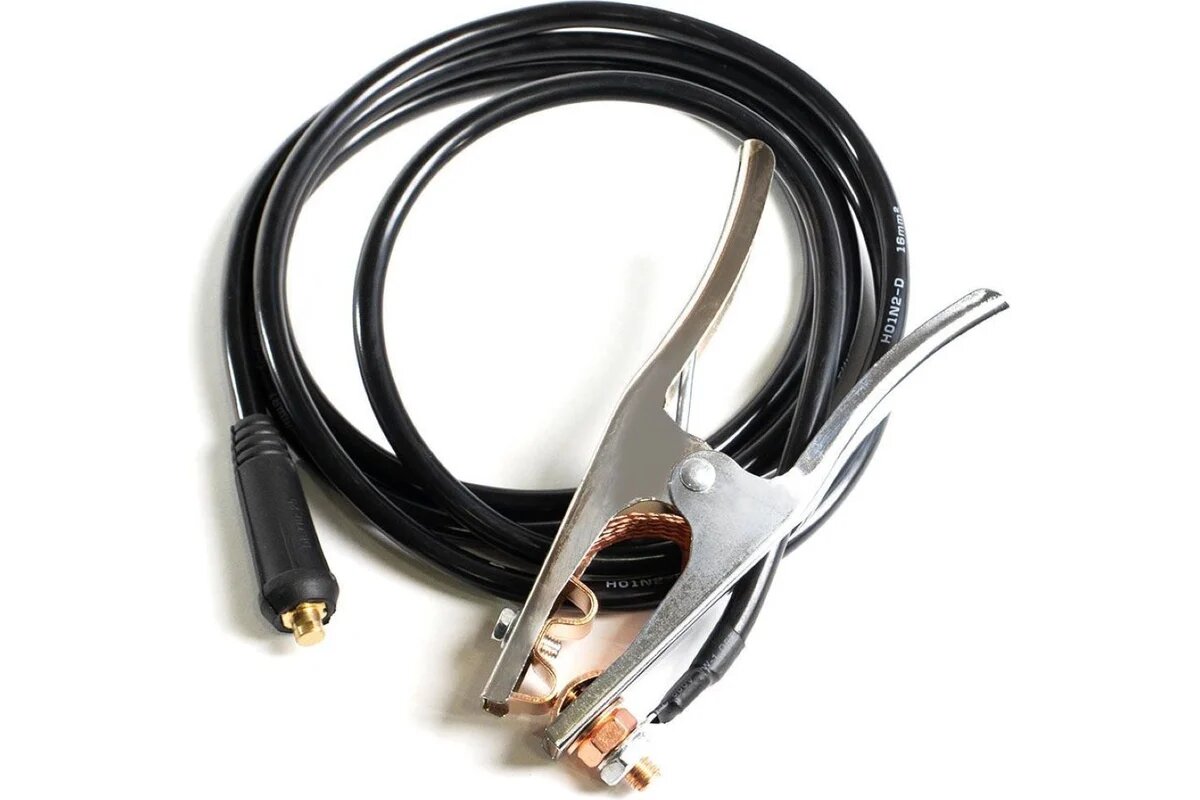 SINICA WGC16300-CU сварочный кабель с зажимом на массу 300A, 16 кв. мм, 100103