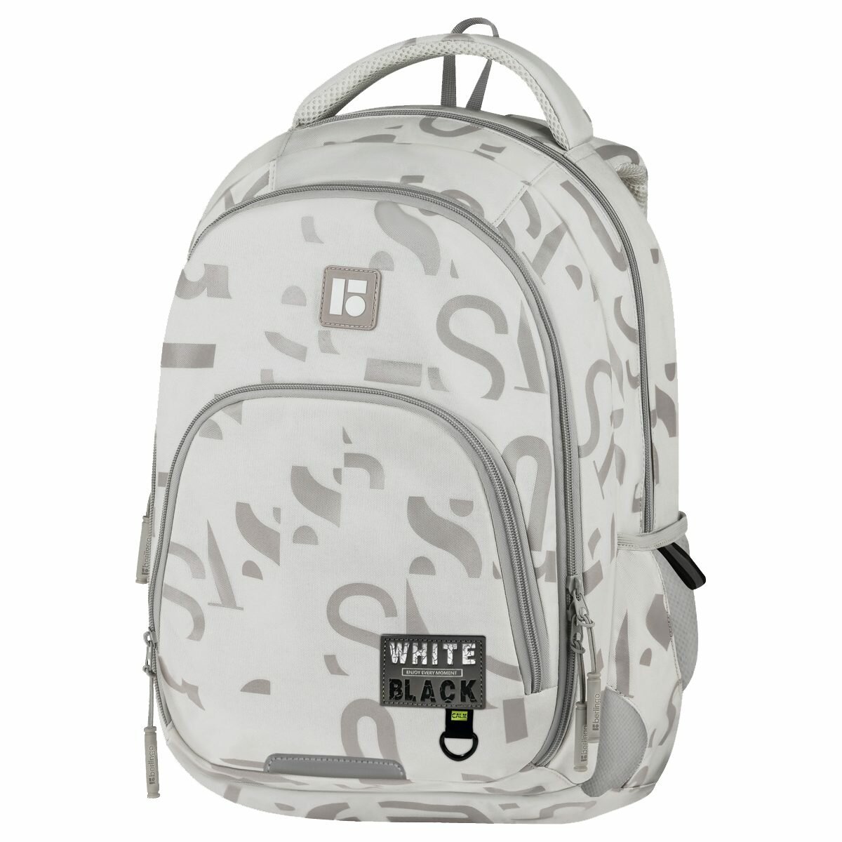 Рюкзак школьный Berlingo ErgoFit "Trendy Beige" 42x30x17см, 2 отделения, 3 кармана, эргономичная спинка (RU-EF-2502)