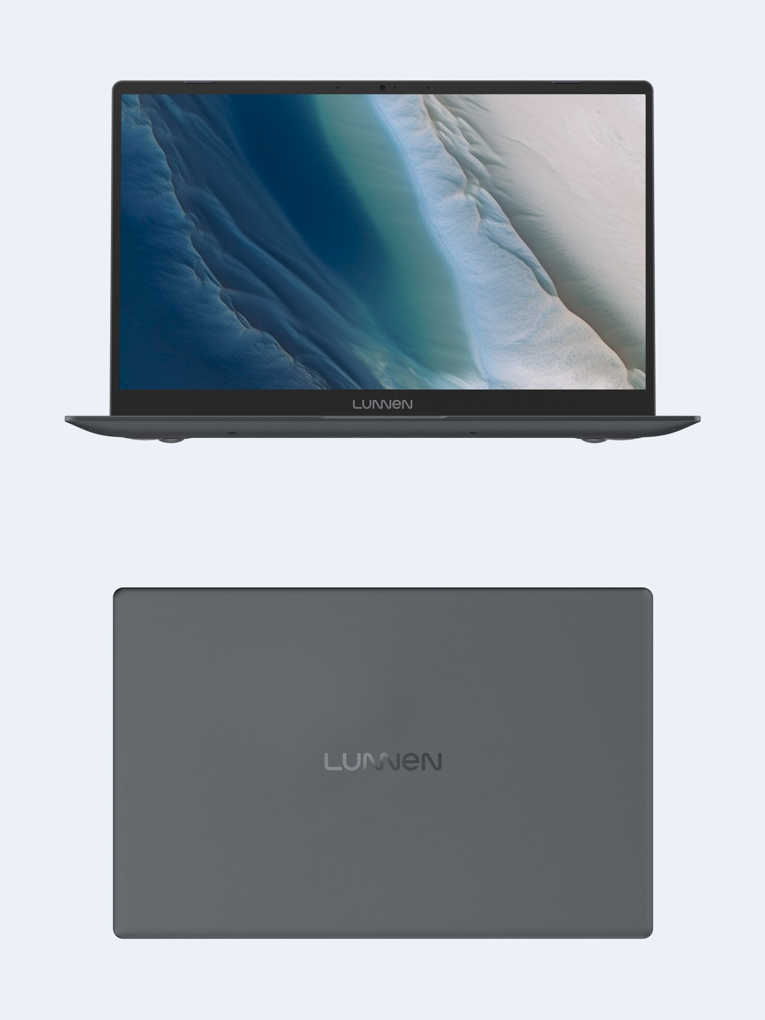15.6" Ноутбук LUNNEN Ground 15 (2025), AMD Ryzen 5 7430U, RAM 16 ГБ, SSD 512 ГБ, IPS Full HD 1920x1080, Windows 11 Home, цвет Mid Gray, LL5FAWG03 — фото 1