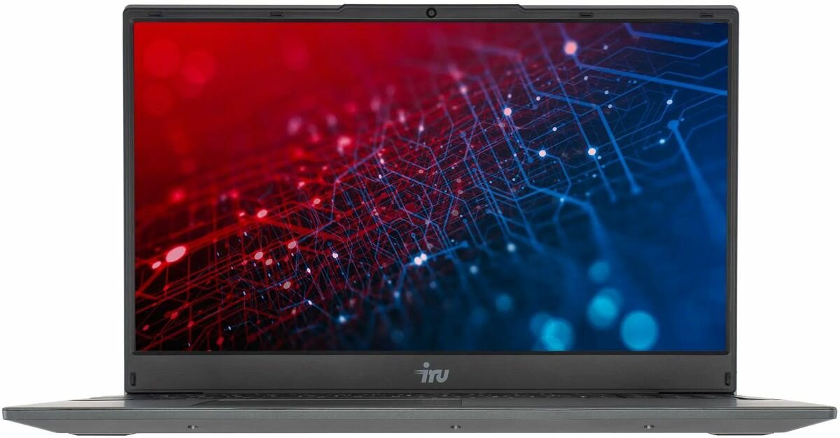 Ноутбук iRU Tactio 15PHC 15.6", IPS, AMD Ryzen 5 7430U 2.3ГГц, 6-ядерный, 16ГБ DDR4, 512ГБ SSD, AMD Radeon Graphics, Windows 11 Pro, черный 2046012