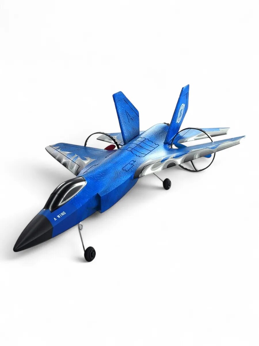 Радиоуправляемый самолёт CS Toys F35, светодиодная подсветка, красный — фото 1