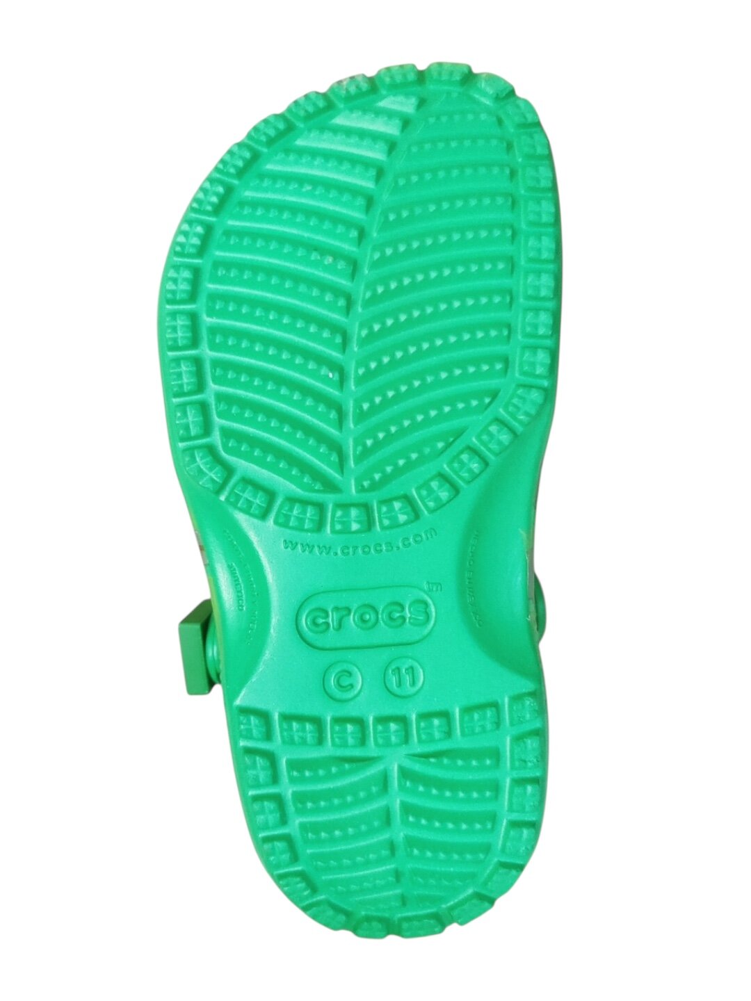 Сабо Crocs Minecraft, размер 32-33, зелeный — фото 1
