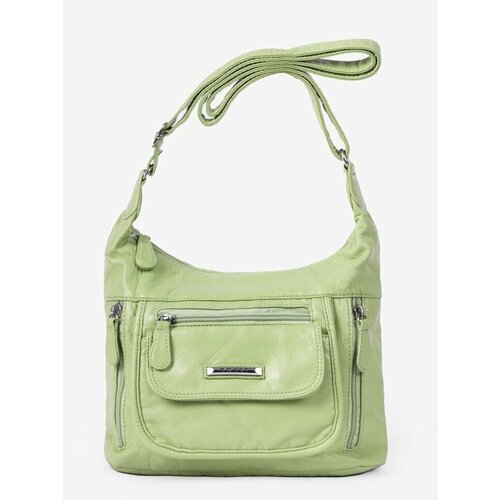 Сумка RUNYI, фактура гладкая, бежевый