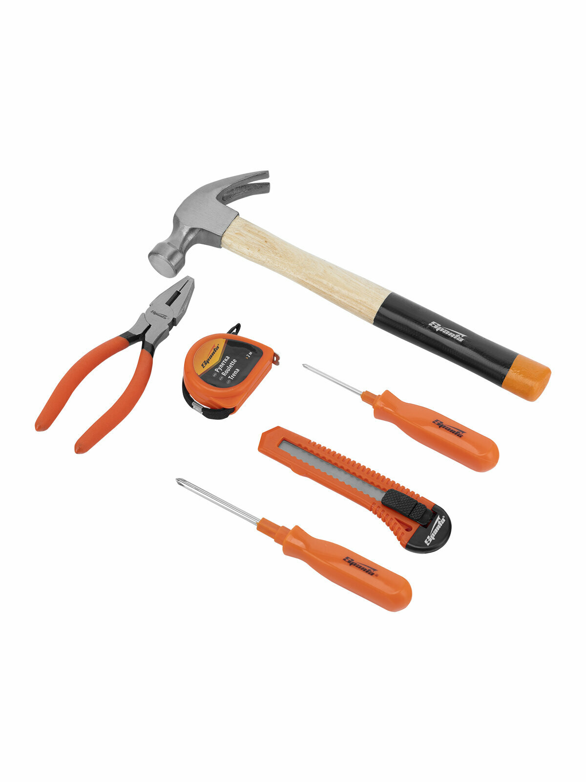 Набор инструментов для дома Sparta 6 предметов закаленная инструментальная сталь 13540