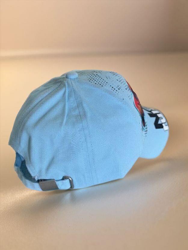Кепка  McQueen для мальчиков, размер 50-53, Голубая — фото 1